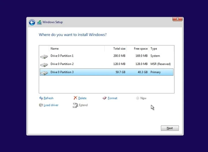 Instalacja systemu Windows i partycjonowanie dysków Radom